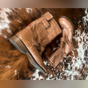 Steve Madden Zip-up Moto Boots